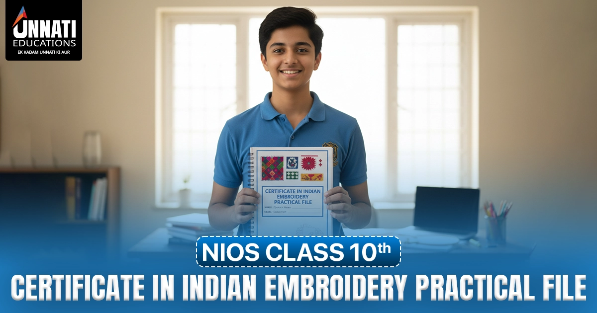 NIOS Class 10 Certificate in Indian Embroidery Practical file